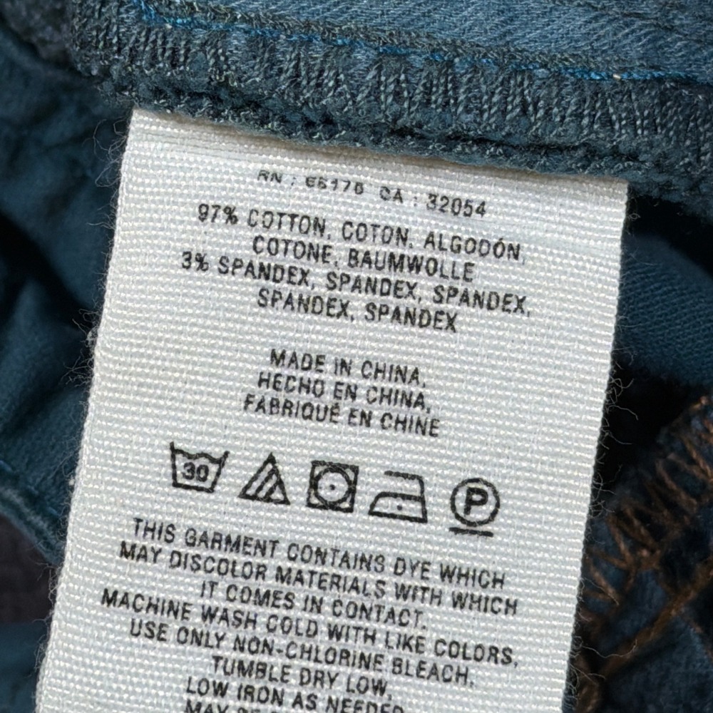 Pilcro and the Letterpress Pants NO. 31 Womens 34x30 Blue Chino Straight Leg - Picture 5 of 10